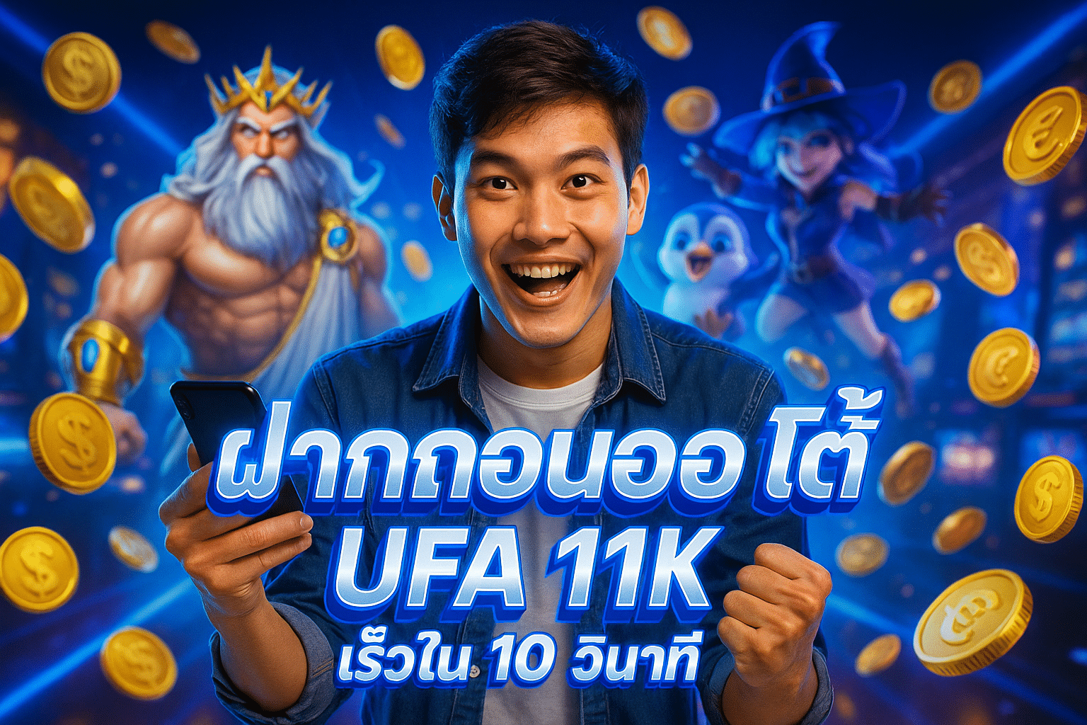 ฝากถอนออโต้ UFA 11K เร็วใน 10 วินาที