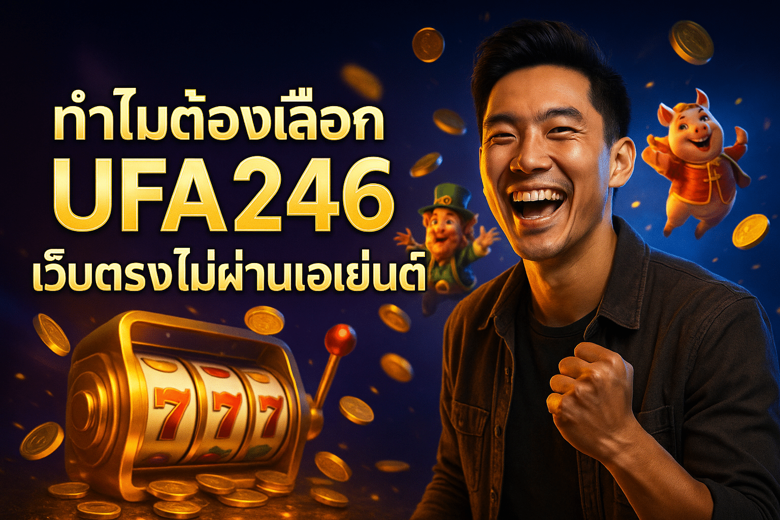 ทำไมต้องเลือก UFA246 เว็บตรงไม่ผ่านเอเย่นต์