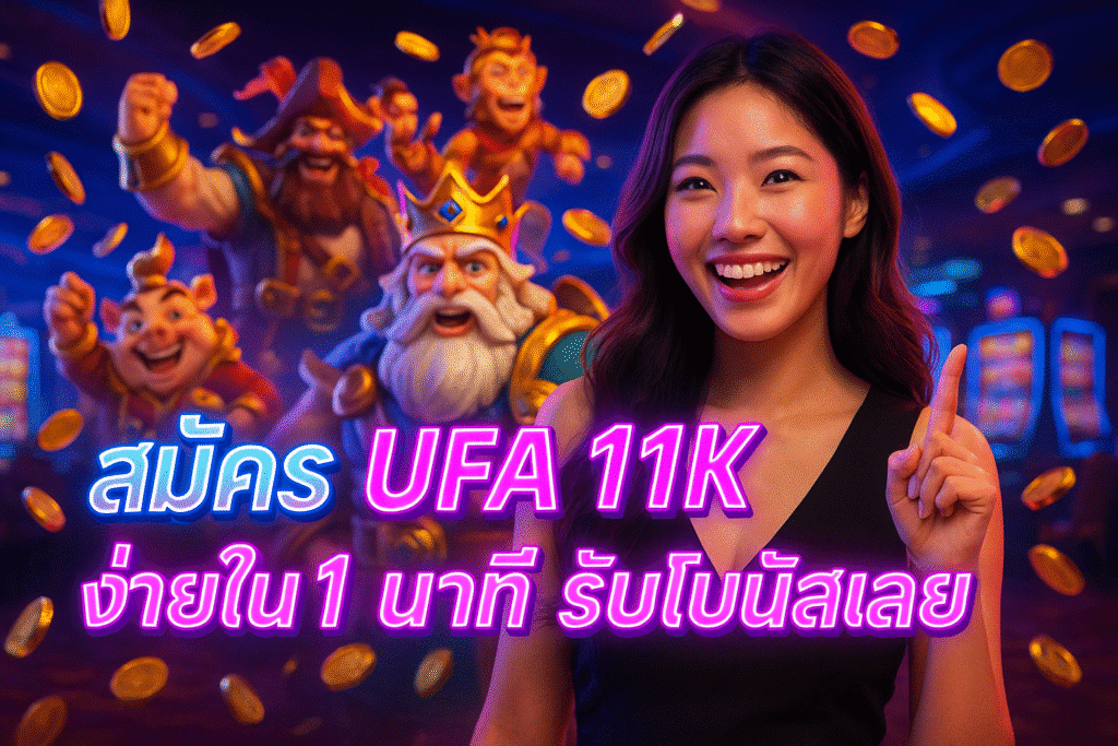 สมัคร UFA 11K ง่ายใน 1 นาที รับโบนัสเลย